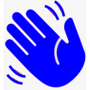 Blue Wave 2 — hand-gesture emoji for Slack & Discord
