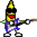 Banana Guitar — character emoji for Slack & Discord
