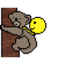 Koala Ride — cartoon emoji for Slack & Discord