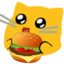 Meow Burger — cartoon emoji for Slack & Discord