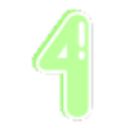 Green Popsicle Melt — number emoji for Slack & Discord (Discord)