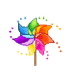 Pinwheel — rainbow emoji for Slack & Discord (Discord)