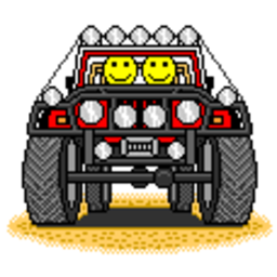 Monster Truck — cartoon emoji for Slack & Discord (Discord)