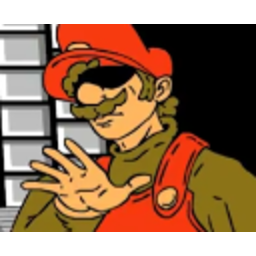 Mario 2 — cartoon emoji for Slack & Discord (Discord)