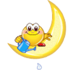 Moon Watering — cute emoji for Slack & Discord (Discord)