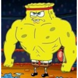 Spongebob Jacked — sponge emoji for Slack & Discord (Discord)