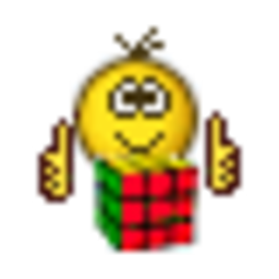 Rubiks Cube 2 — cartoon emoji for Slack & Discord (Discord)