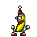 Bananadance Santahat 2 — cartoon emoji for Slack & Discord