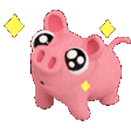 Pig Sparkle Eyes — cute emoji for Slack & Discord (Discord)