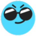 Cool Blue 2 — face emoji for Slack & Discord