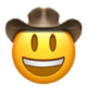 Smiley Cowboy — cartoon emoji for Slack & Discord