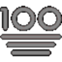 Neon 100 — number emoji for Slack & Discord