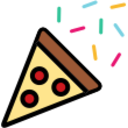 Pizza Party — pizza emoji for Slack & Discord