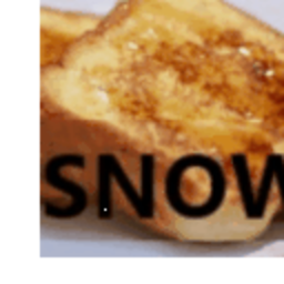 Frenchtoastalert Snow — food emoji for Slack & Discord (Discord)