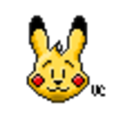 Pikachu Bunnyears — cartoon emoji for Slack & Discord