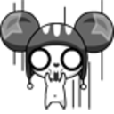 Mouse Falling — cartoon emoji for Slack & Discord