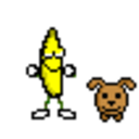 Banana Dog — cartoon emoji for Slack & Discord
