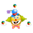 Clown Juggle — clown emoji for Slack & Discord