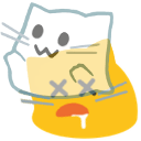 Meow Ghost — cartoon emoji for Slack & Discord
