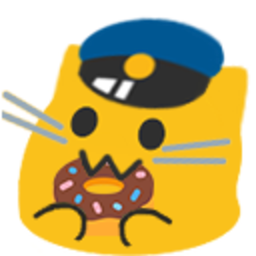 Meow Policedonut — cartoon emoji for Slack & Discord (Discord)