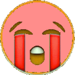 Party Crying Blood — emotion emoji for Slack & Discord (Discord)