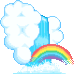 Waterfall Rainbow — rainbow emoji for Slack & Discord (Discord)