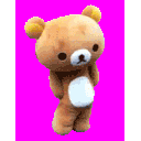 Party Dancing Bear 2 — cartoon emoji for Slack & Discord