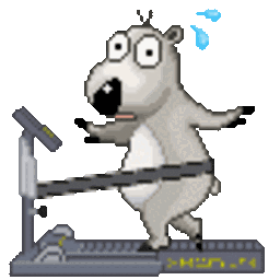 Treadmill 2 — cartoon emoji for Slack & Discord (Discord)
