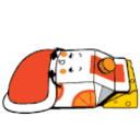 Sleeping Juice — cartoon emoji for Slack & Discord