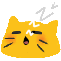 Meow Sleep 2 — cartoon emoji for Slack & Discord (Discord)