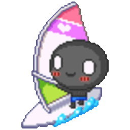 Wind Surfing — animation emoji for Slack & Discord (Discord)
