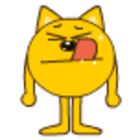 Cat Tongue — cartoon emoji for Slack & Discord
