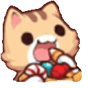 Neko Candy — cartoon emoji for Slack & Discord