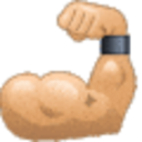 Flex Right — cartoon emoji for Slack & Discord