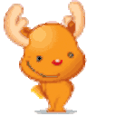 Reindeer Gift — reindeer emoji for Slack & Discord