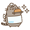 Pusheen Bread — cat emoji for Slack & Discord