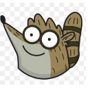 Rigby — cartoon emoji for Slack & Discord
