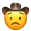 Worried Cowboy — emoji emoji for Slack & Discord