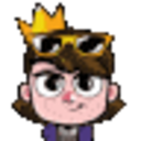 Royale Princess Cool — cartoon emoji for Slack & Discord