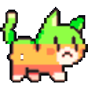 Rainbow Kitty — cartoon emoji for Slack & Discord