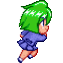 Girl Run — character emoji for Slack & Discord