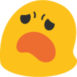 Blob Frowning Big — cute emoji for Slack & Discord (Discord)