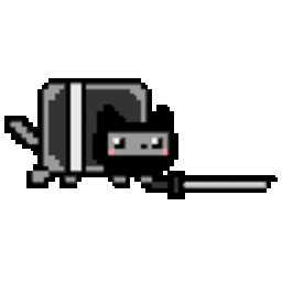 Nyancat Ninja — cartoon emoji for Slack & Discord (Discord)