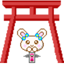 Rabbit Temple — cartoon emoji for Slack & Discord