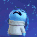 Sadness Inside Out — cartoon emoji for Slack & Discord