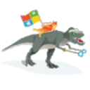 Dinocat — cartoon emoji for Slack & Discord