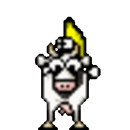 Bananadance Cow — cartoon emoji for Slack & Discord (Discord)