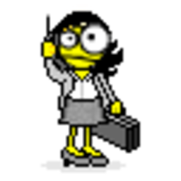Business Woman — cartoon emoji for Slack & Discord (Discord)