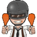 Winner Winner Chicken Dinner — cartoon emoji for Slack & Discord