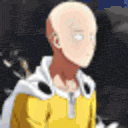 One Punch Man Stare — reaction emoji for Slack & Discord